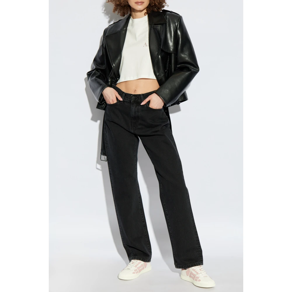 Carhartt WIP Jeans met logo Black Dames