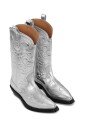 bottines-slip-on-brodees-argent-metallise
