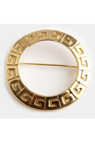 Broche de aro doble G