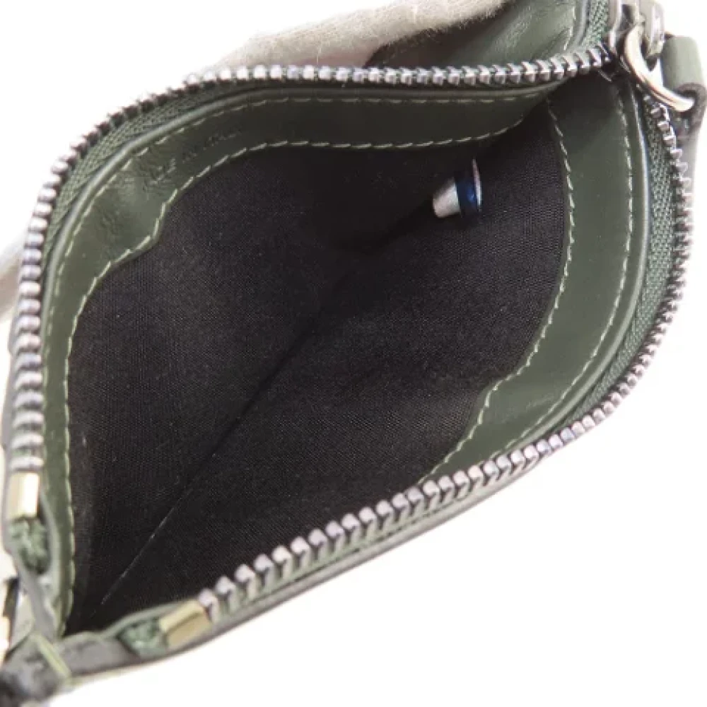 Jimmy Choo Pre-owned Leather home-office Gray Dames