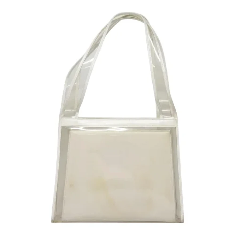 Gucci Vintage Pre-owned Vinyl gucci-bags Beige Dames