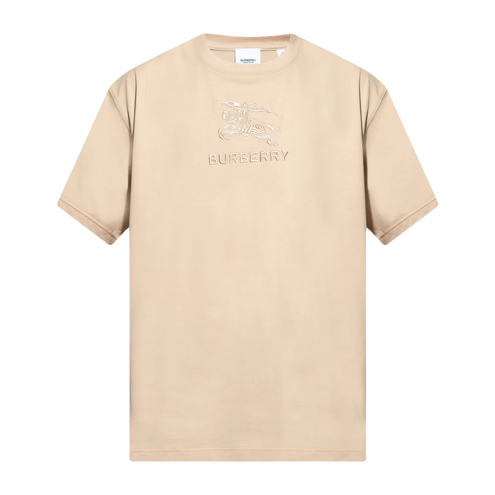 Burberry Tempah T-shirt med logotyp Beige, Herr