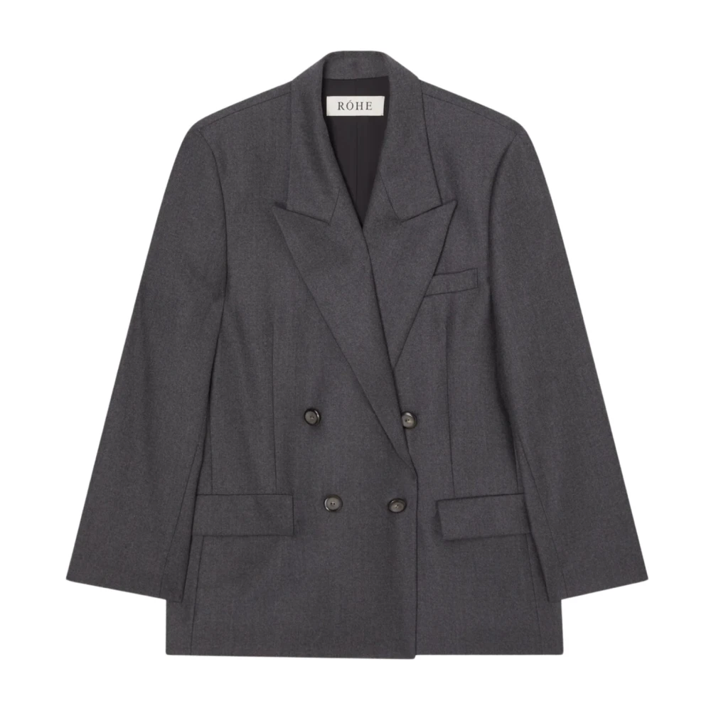 Róhe - Jackets > Blazers - Gray - Róhe - Modalova