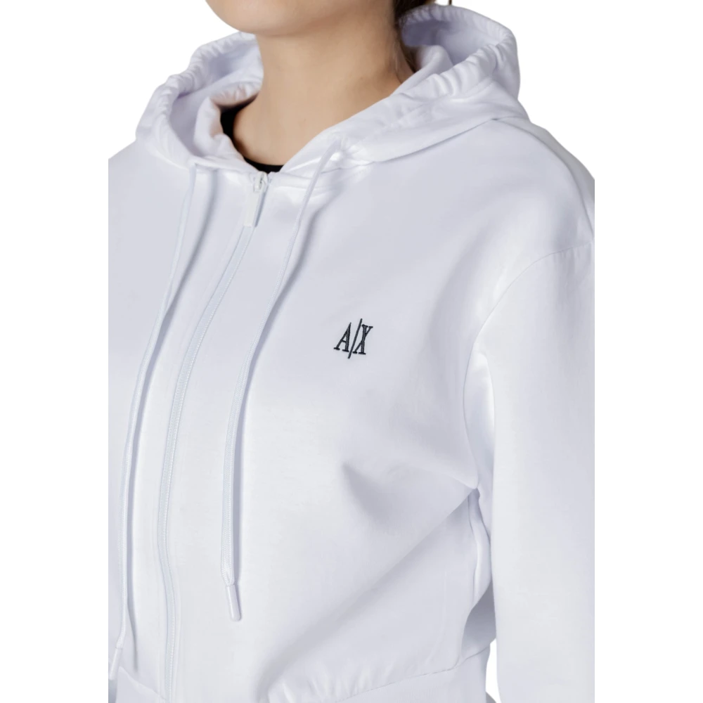Armani Exchange Capsulate Sweatshirt White Dames