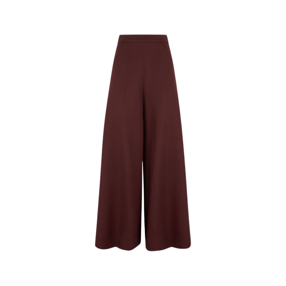 Roberto Cavalli Fluid Trousers - Female - Wide Trousers - Purple - S - Trousers