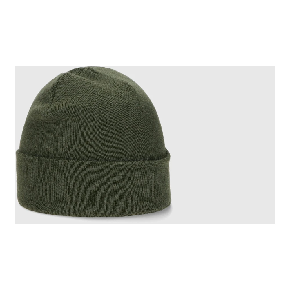 Borsalino Wollen Street Beanie Hoed Green Unisex