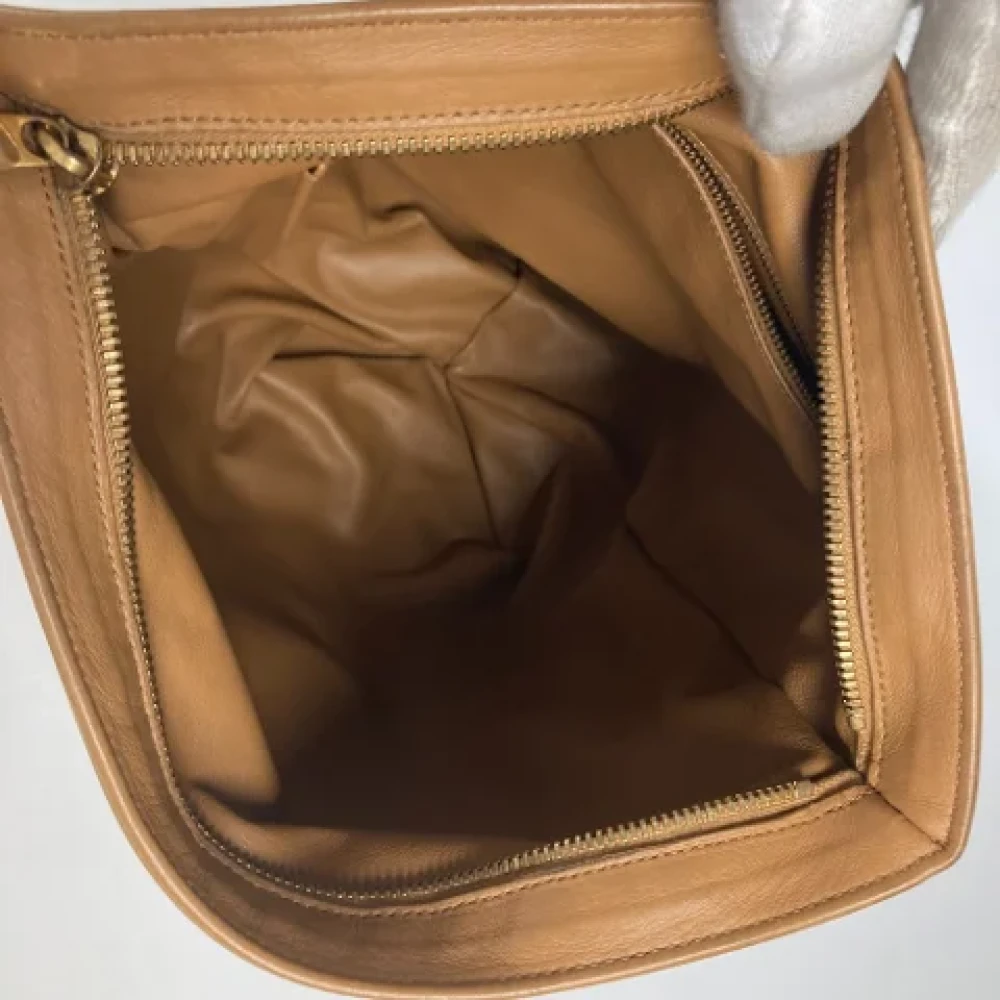 Bottega Veneta Vintage Pre-owned Leather handbags Brown Dames