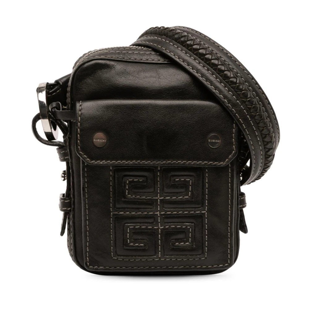 Givenchy Pre-Owned Women's Black Pre-Owned Leather Crossbody Bag