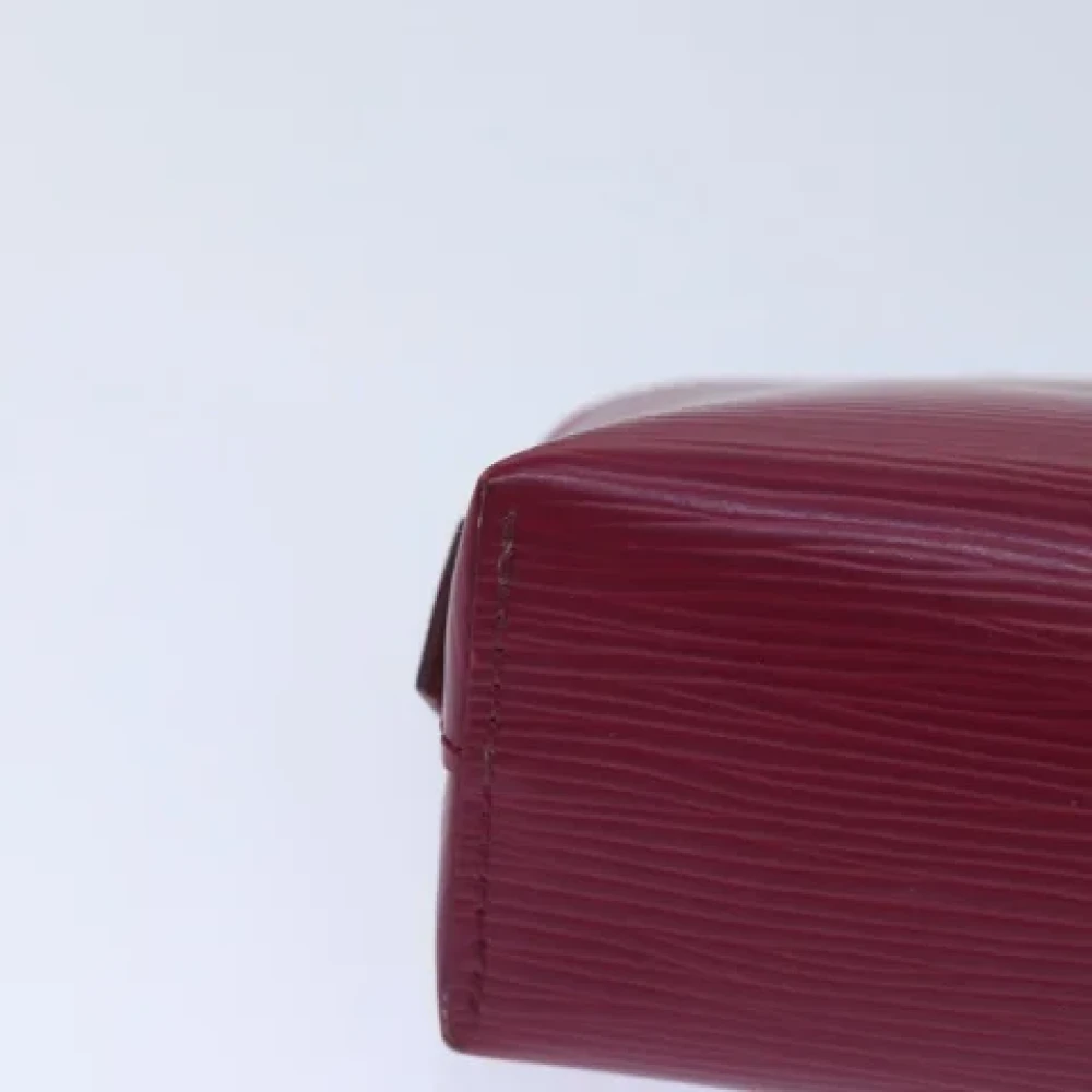 Louis Vuitton Vintage Pre-owned Metal pouches Red Dames