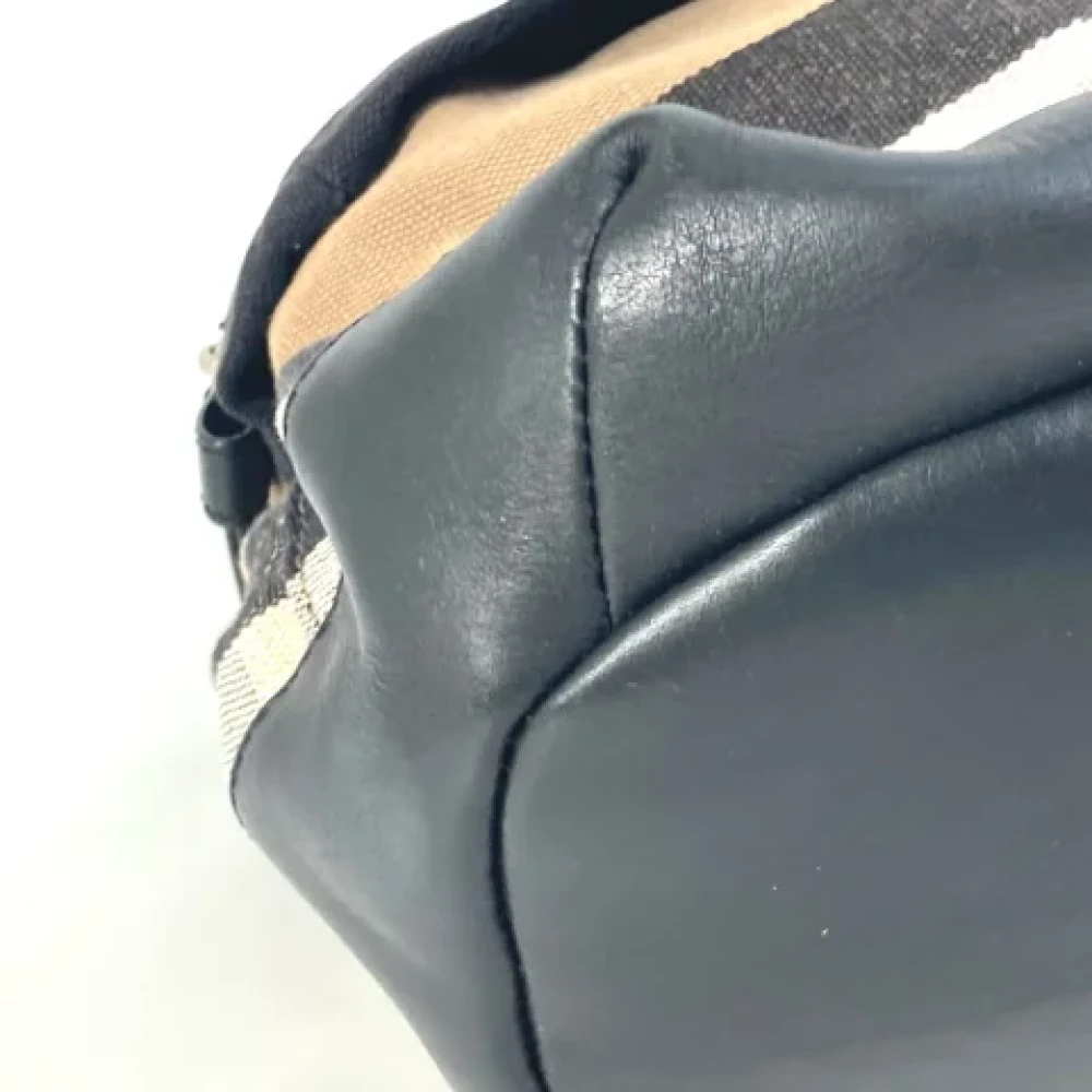 Burberry Vintage Pre-owned Canvas backpacks Beige Heren