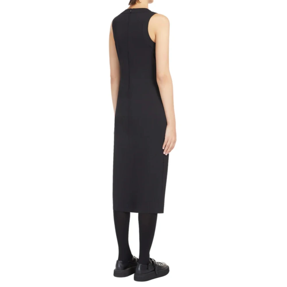 Max Mara Zwarte Emilia Jurk Easywear Black Dames