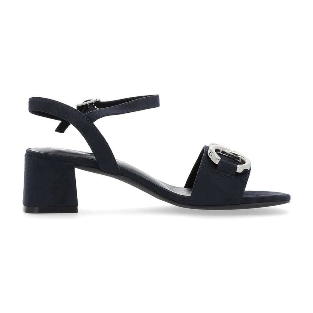 Remonte Women's Blue High Heel Sandals, 4 Uk, Elegant Flat Sandals