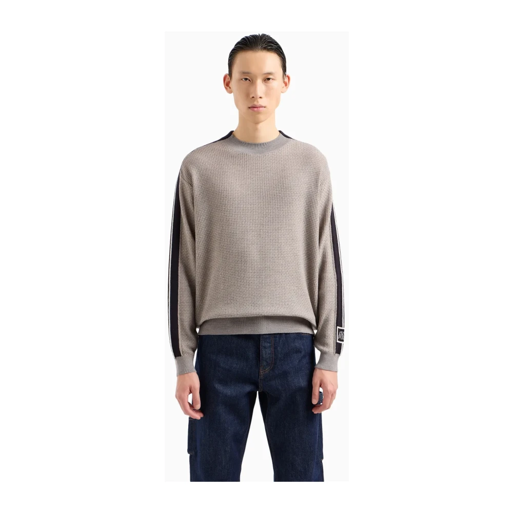 Armani Exchange Truien Beige Heren
