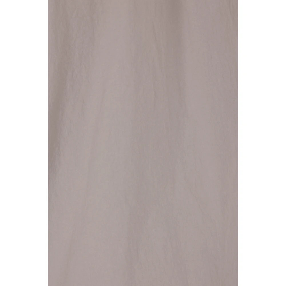 Stone Island Grijze Nylon Overhemdjasje met Logo Beige Heren