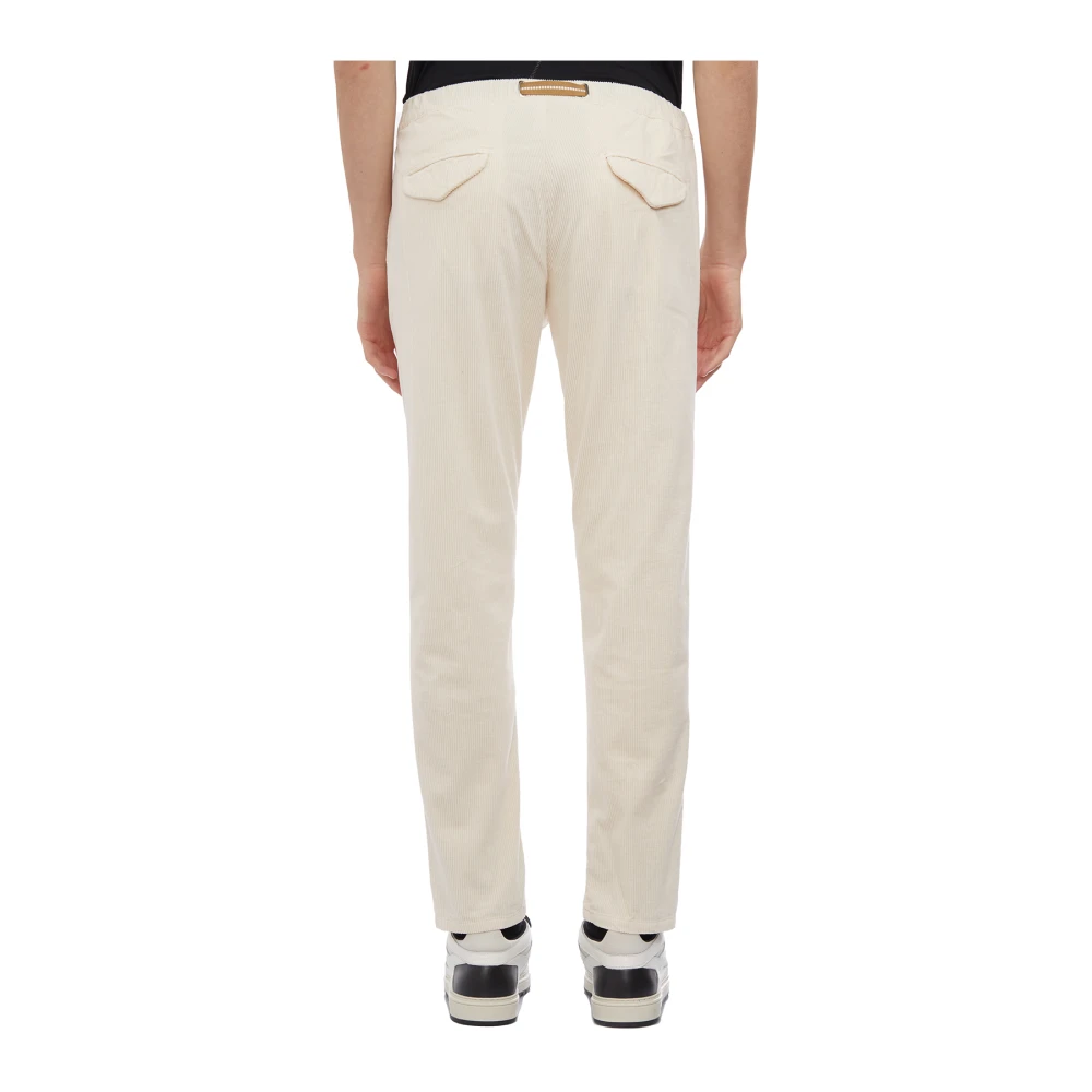 White Sand Ribfluwelen broek White Heren