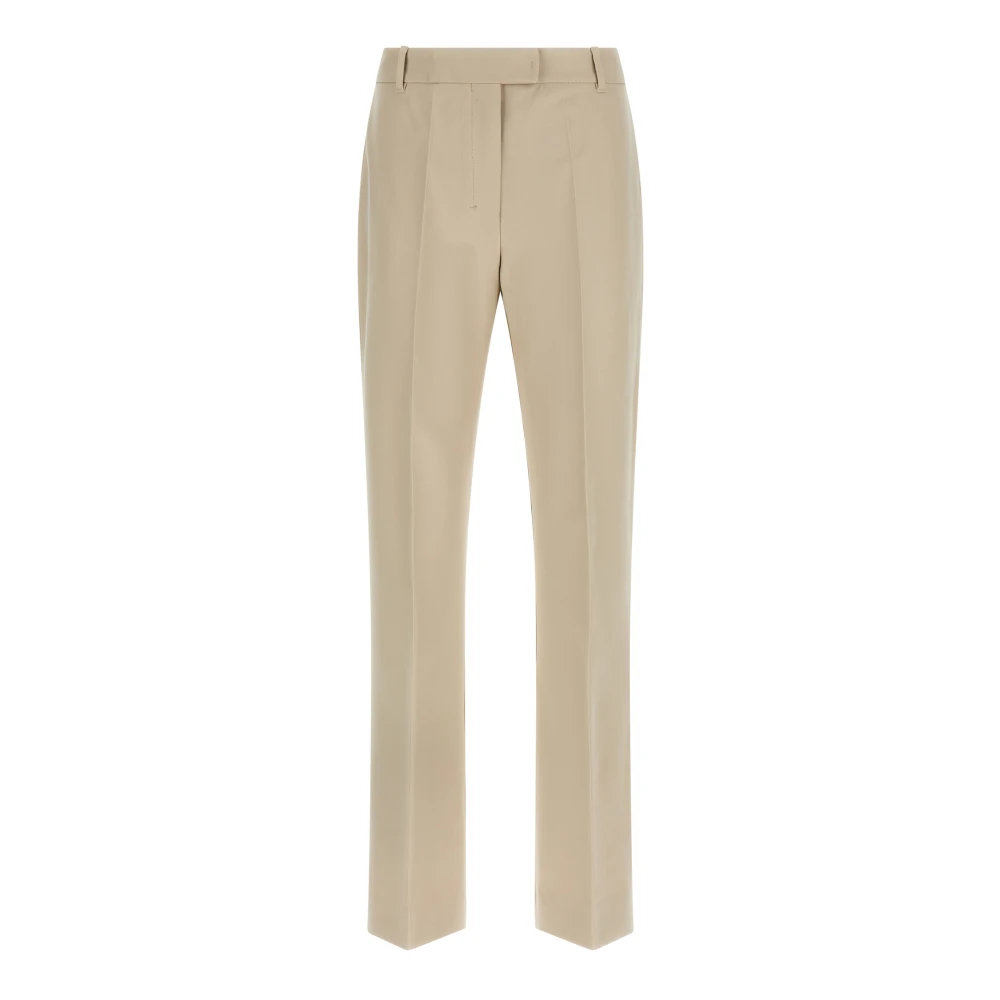 Max Mara Women's Beige Straight Trousers, Xs, Smmfatina Trousers