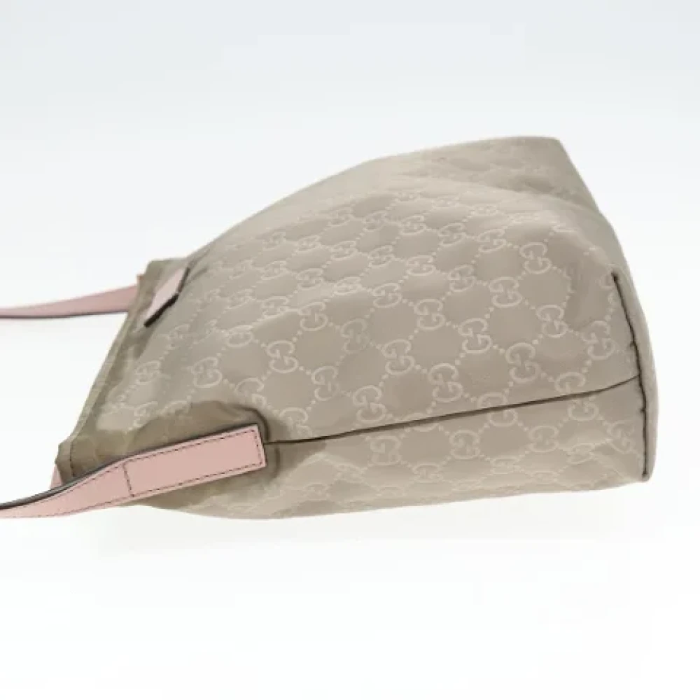 Gucci Vintage Pre-owned Nylon gucci-bags Gray Dames