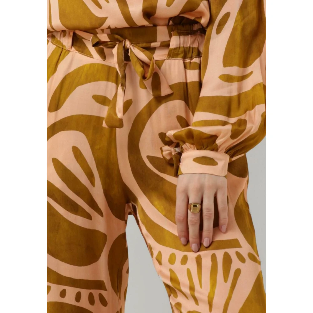 Amaya Amsterdam Gouden Touch Pleun Broek Multicolor Dames