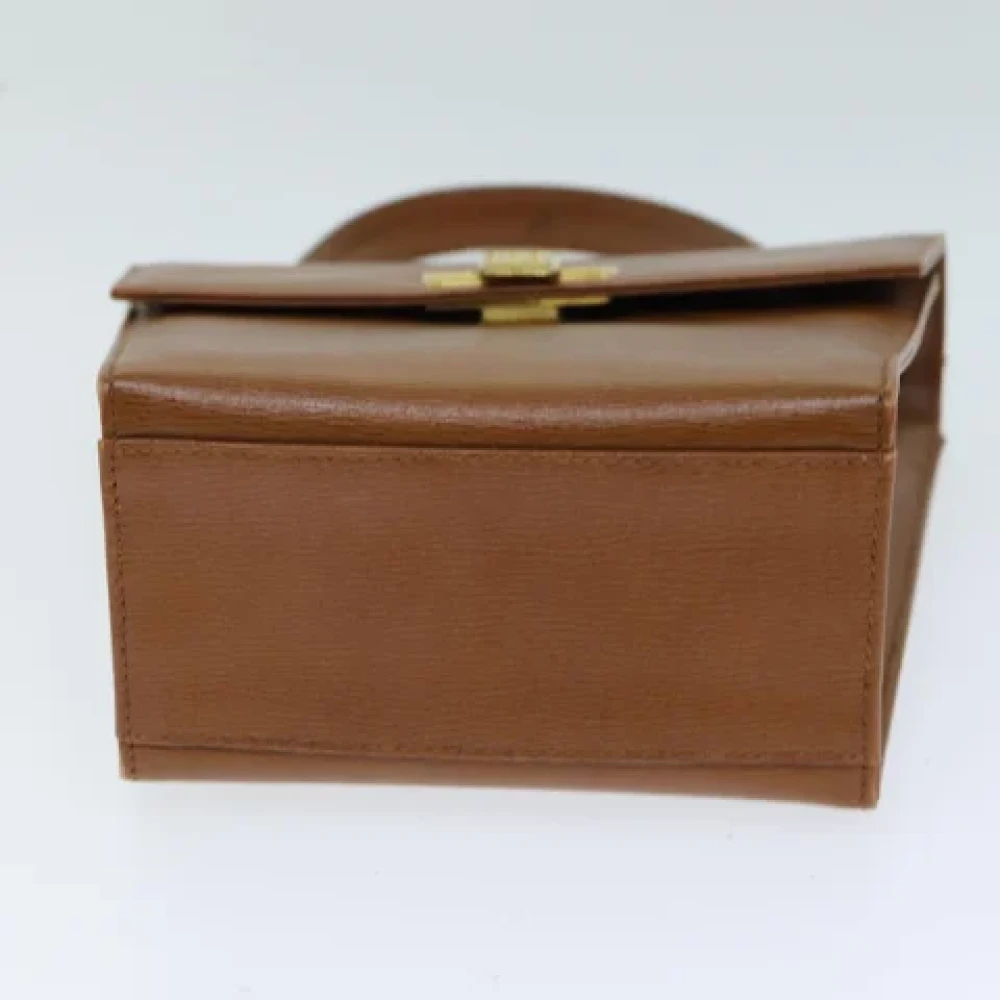 Dior Vintage Pre-owned Leather dior-bags Brown Dames