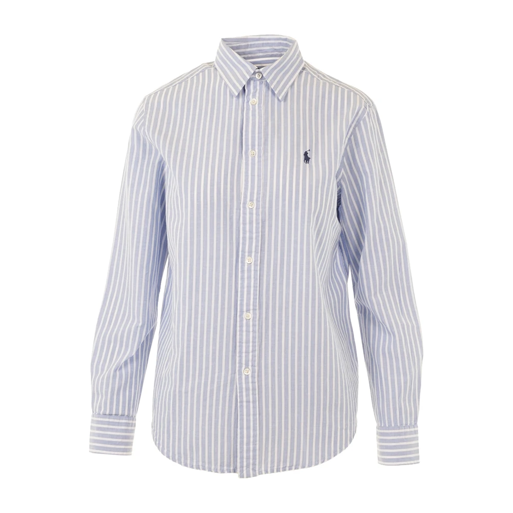 Polo Ralph Lauren Donna Blu Camicette Xs, New,