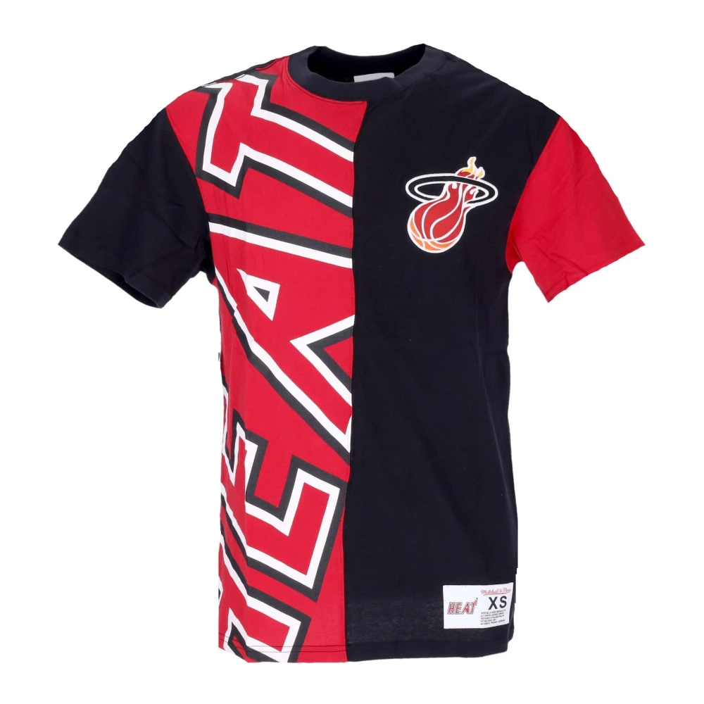 Mitchell & Ness Miami Heat NBA Tee Originele Kleuren Black Heren