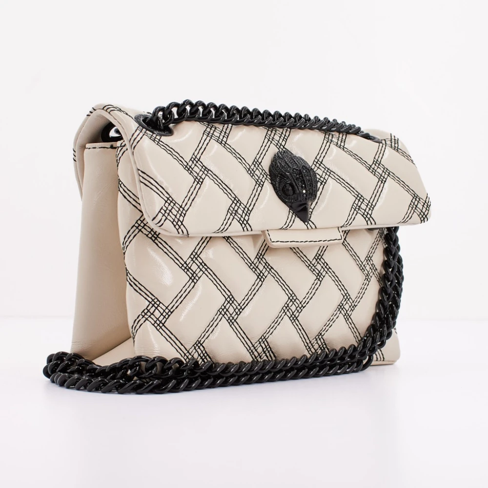 Kurt Geiger Leren Crossbody Tas Mini Kensi Multicolor Dames
