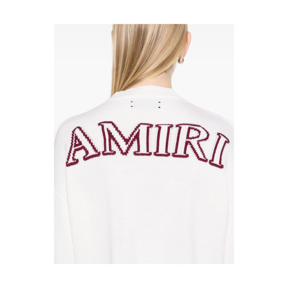 Amiri Beige Crew Neck Sweater Beige Dames