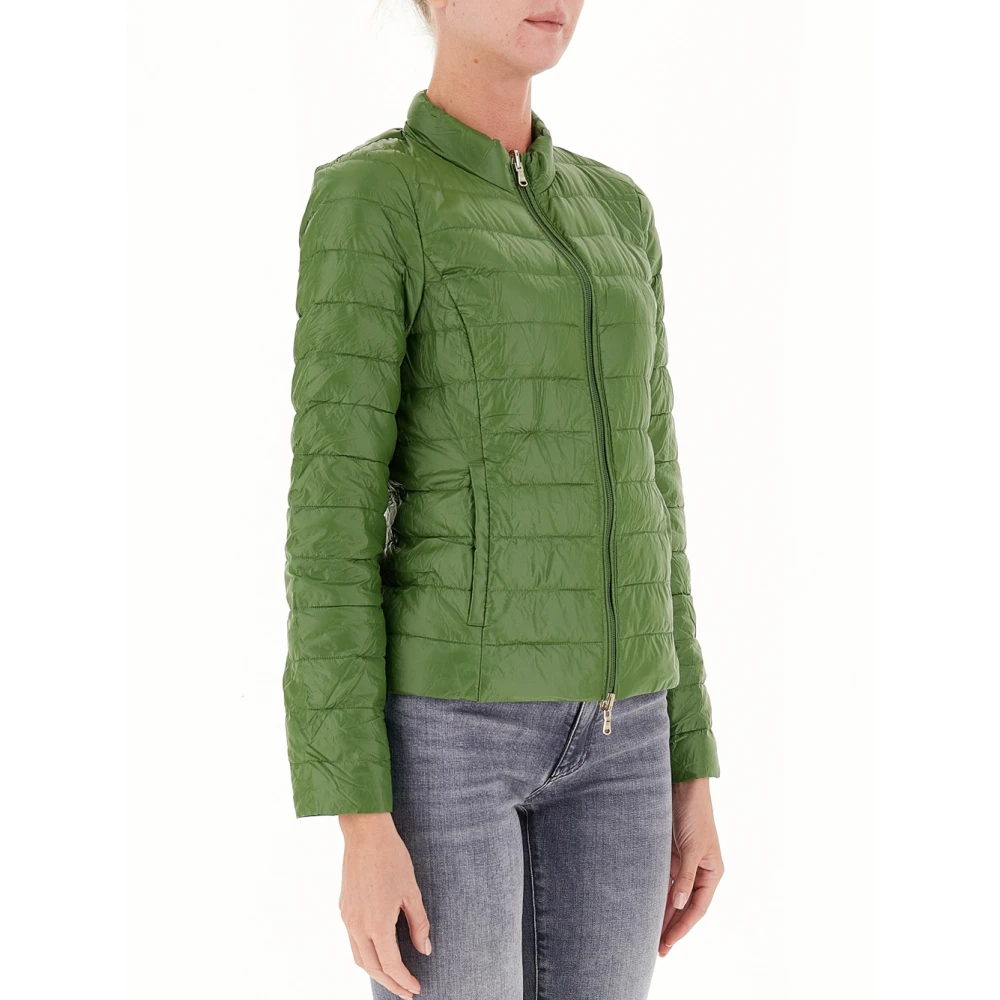 PATRIZIA PEPE Ultralight Omkeerbare Donsjas Groen Green Dames