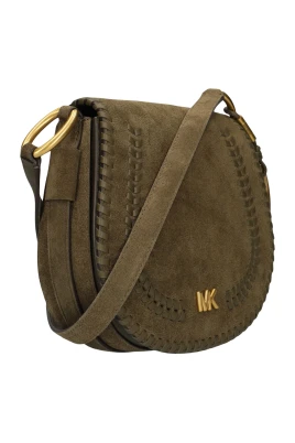 Josie Medium Whipstitched Suede Saddle Bag