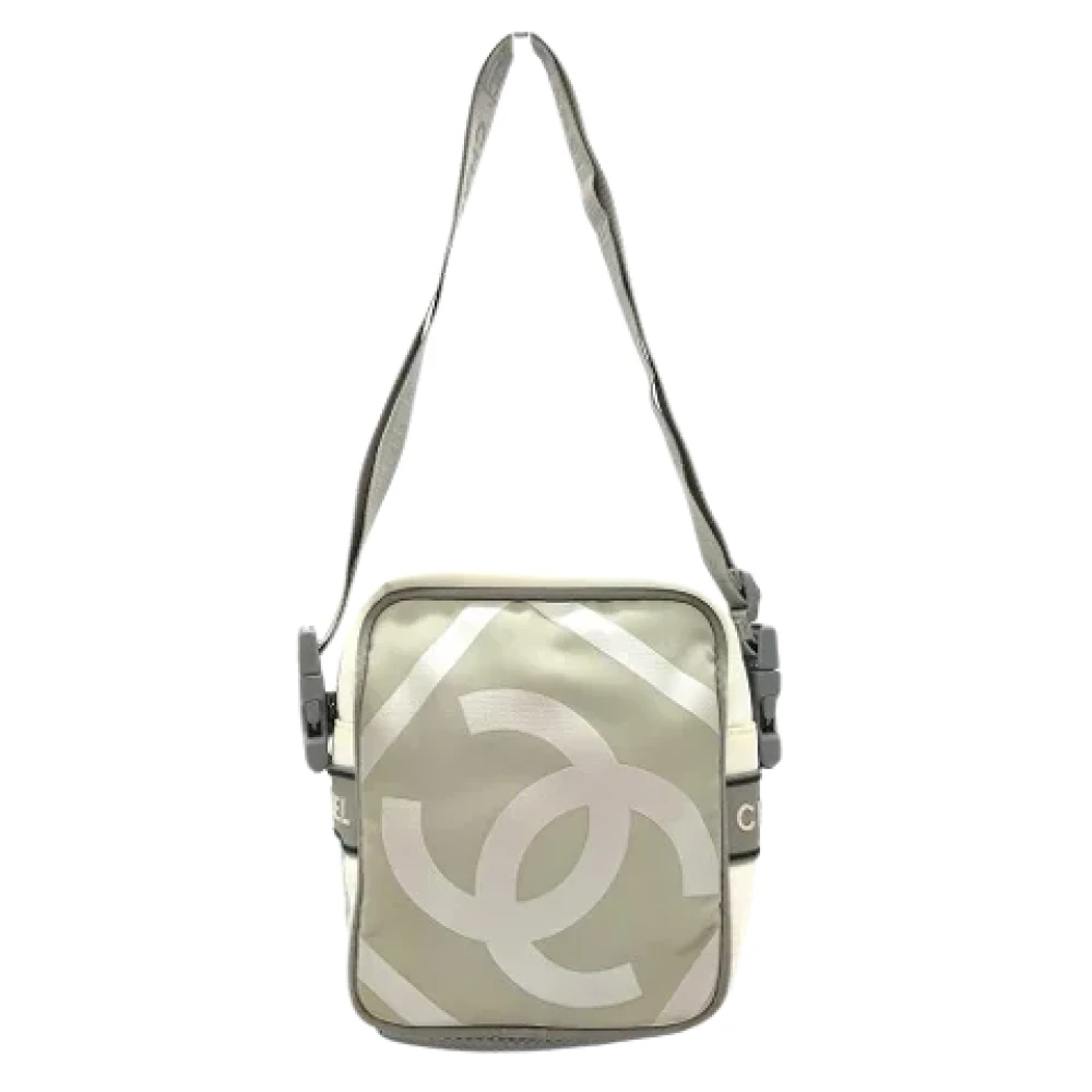 Chanel Vintage Pre-owned Canvas chanel-bags White Dames
