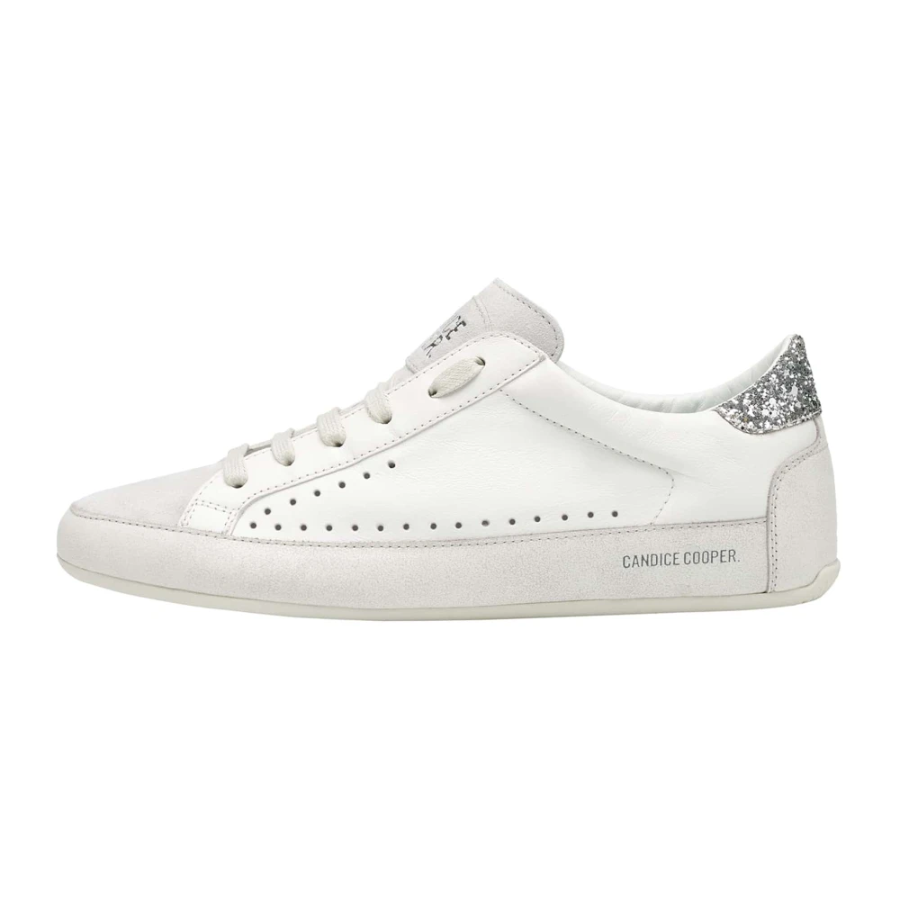Candice Cooper Leren en suède sneakers Dames Schoenen Wit