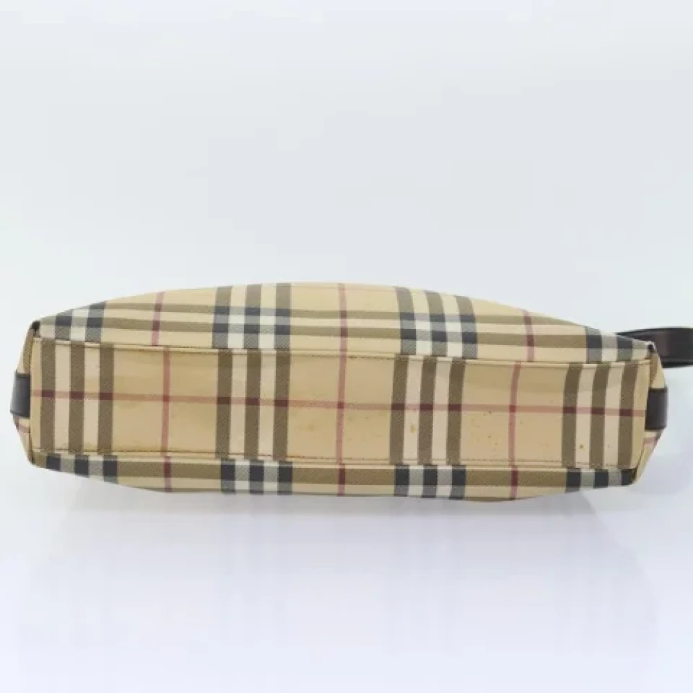 Burberry Vintage Pre-owned Canvas handbags Beige Dames