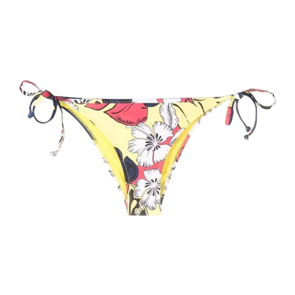 Moschino Koraalrode bloemenbikini zwemkleding Multicolor Dames
