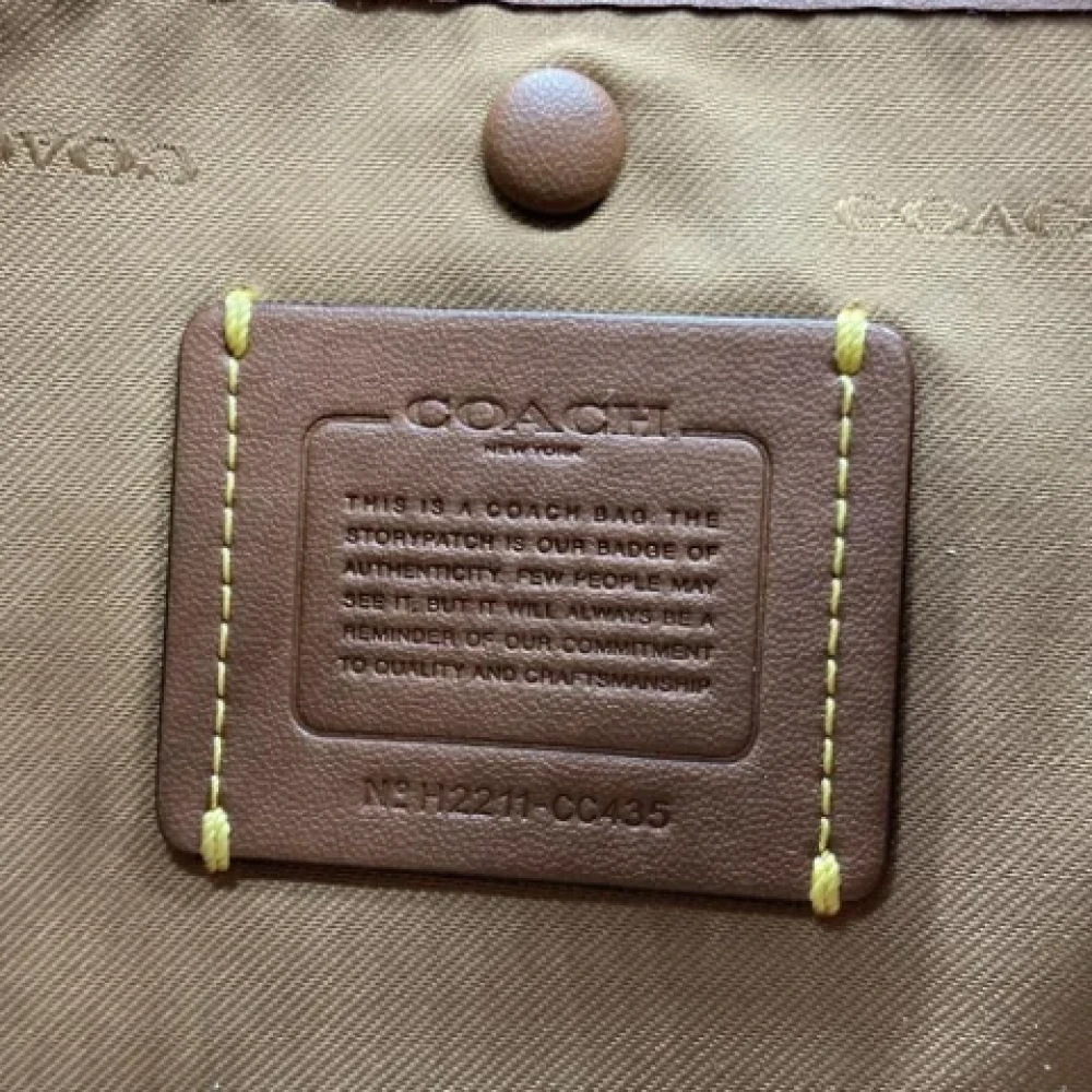 Coach Pre-owned Fabric shoulder-bags Black Dames