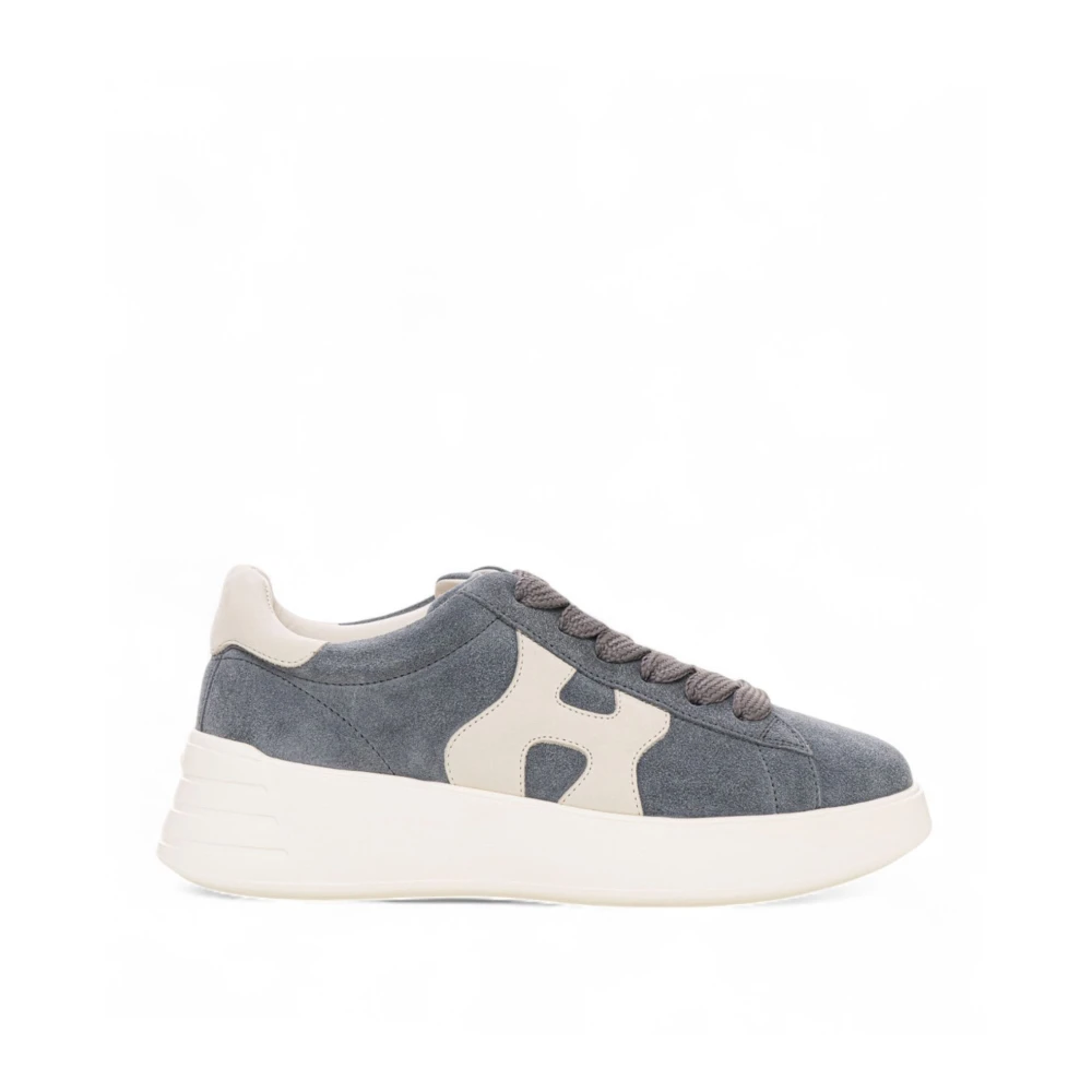 Hogan Suede sneaker Dames Schoenen Blauw