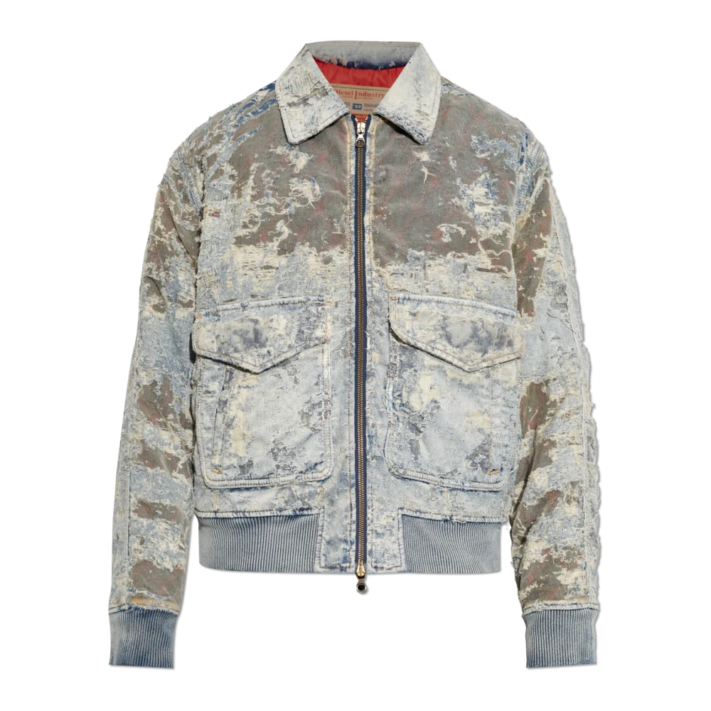 Diesel Denim jack D-Muddy-Fsf Blue Heren