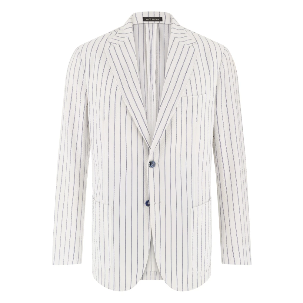 Boggi Milano Hombre Blanco Chaquetas, Talla: 2XL