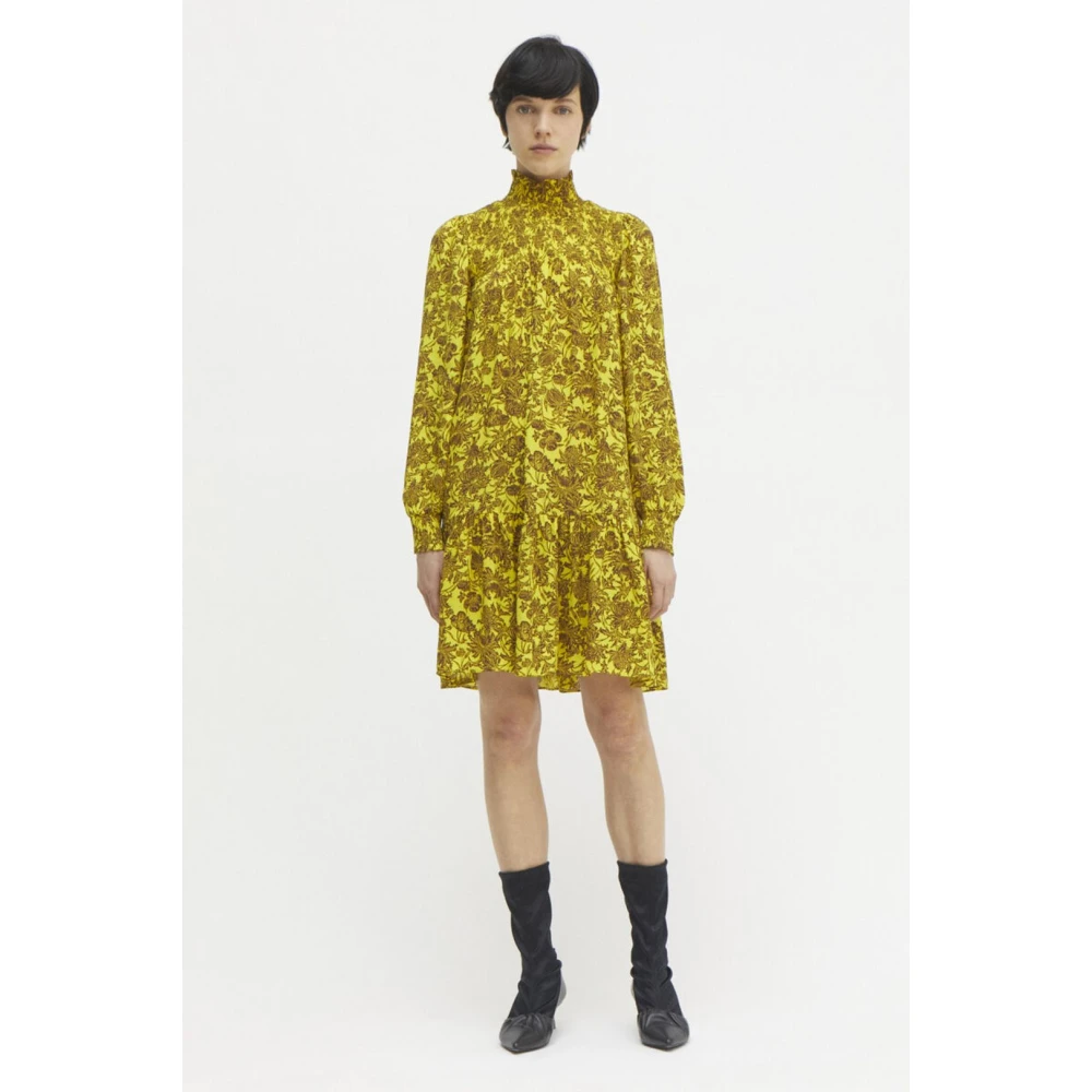 Rodebjer Bloemenjurk Distel Patroon Multicolor Dames