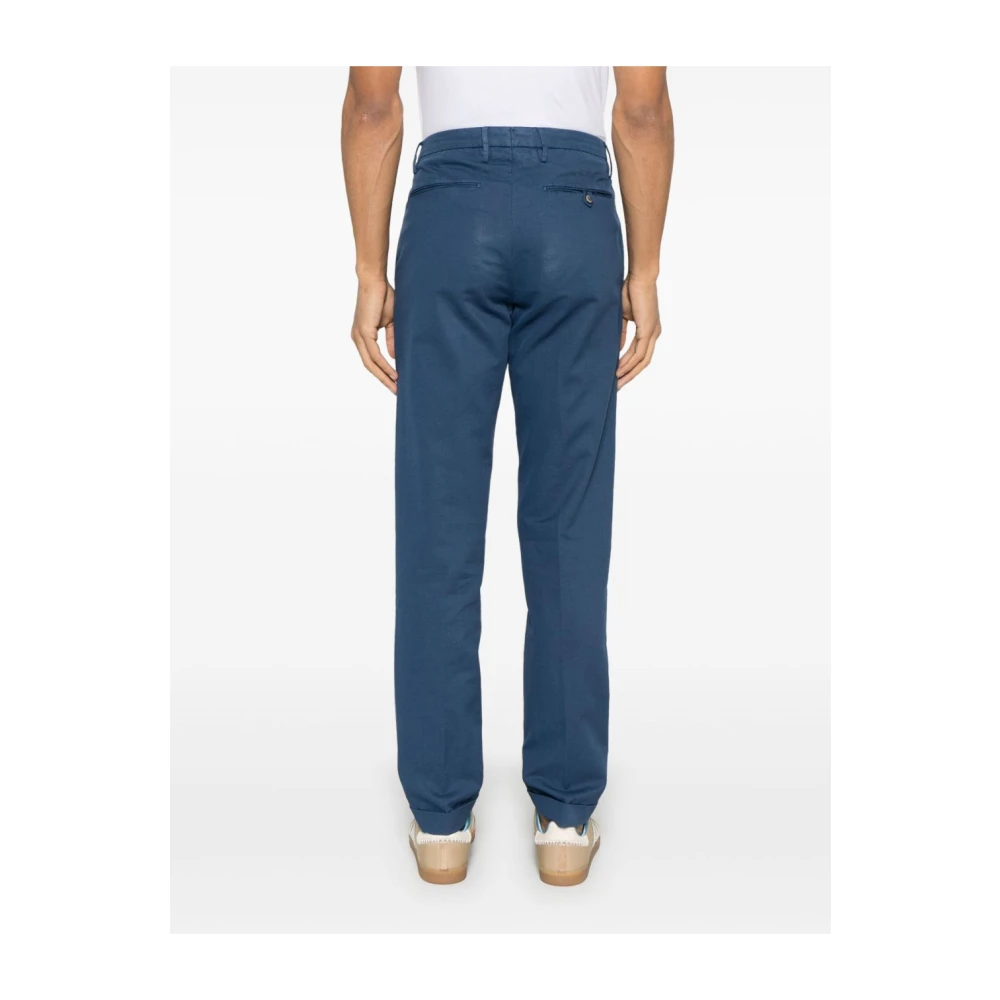 Michael Coal Blauwe Broek met Verborgen Rits Blue Heren