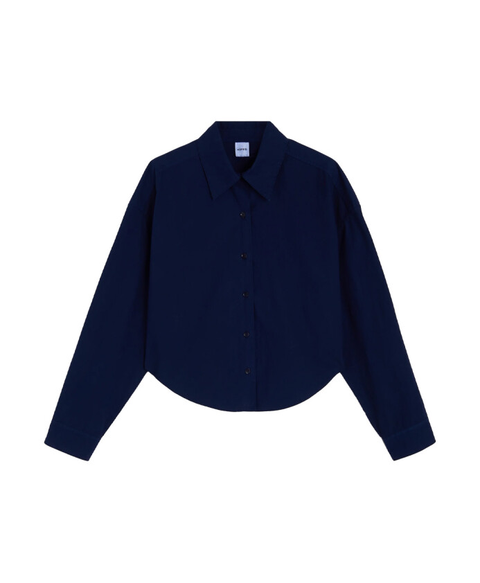 chemise-en-coton-bleu