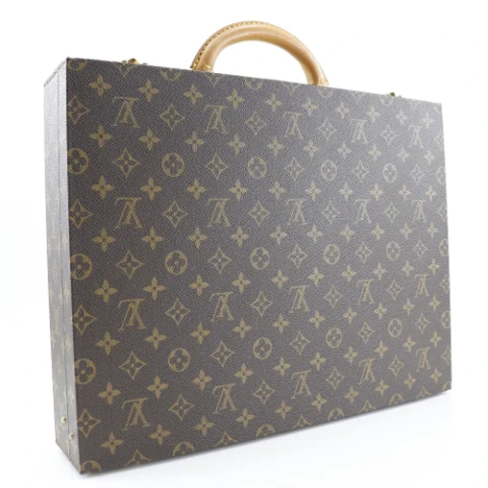Louis Vuitton Vintage Pre-owned Canvas briefcases Brown Dames