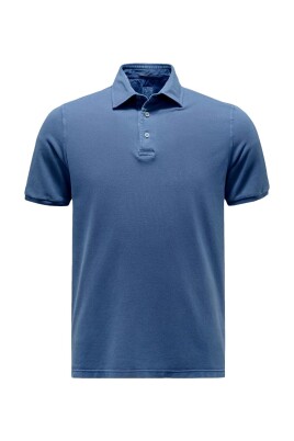 short-sleeve-blue-pique-polo-shirt