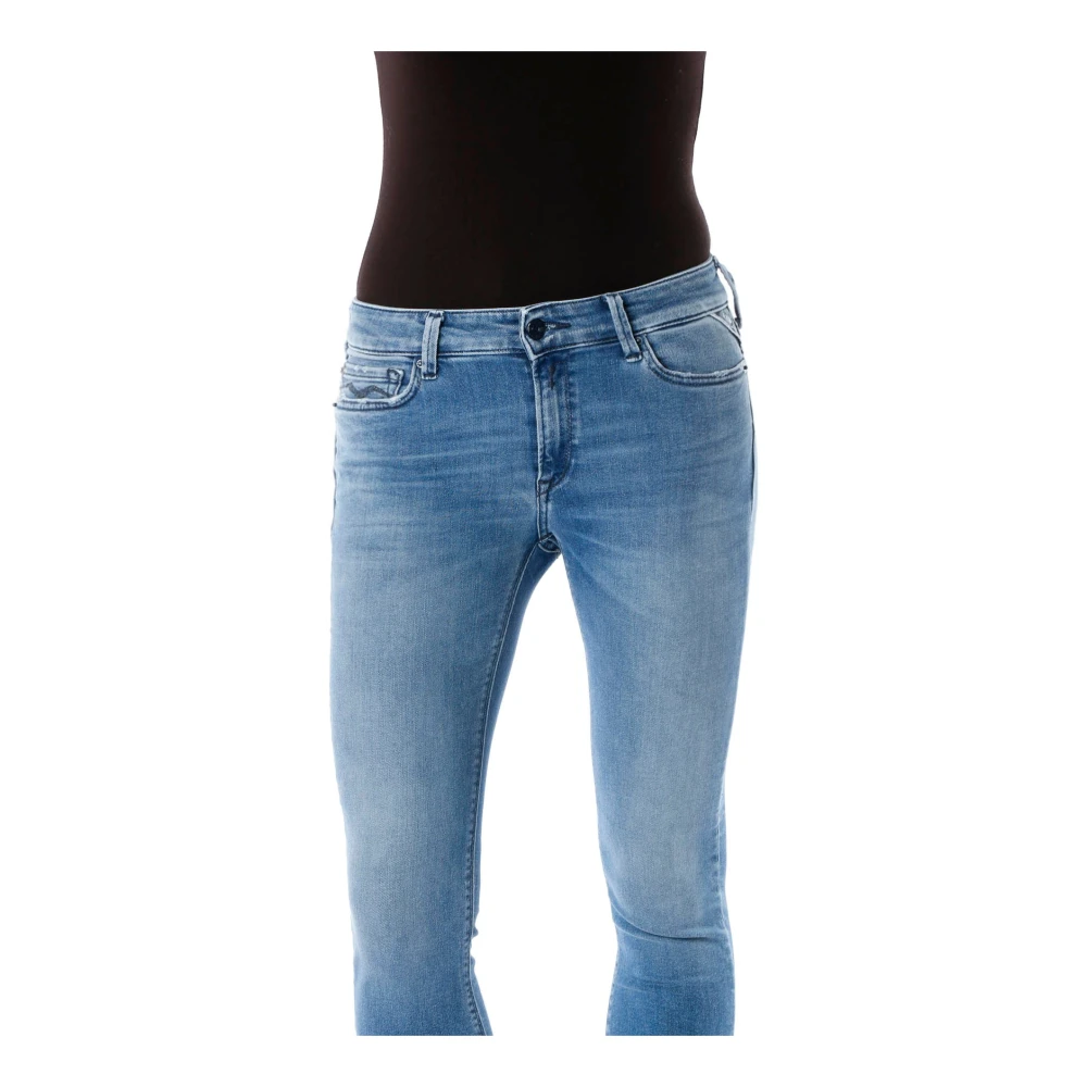 Replay Skinny Jeans Blue Dames