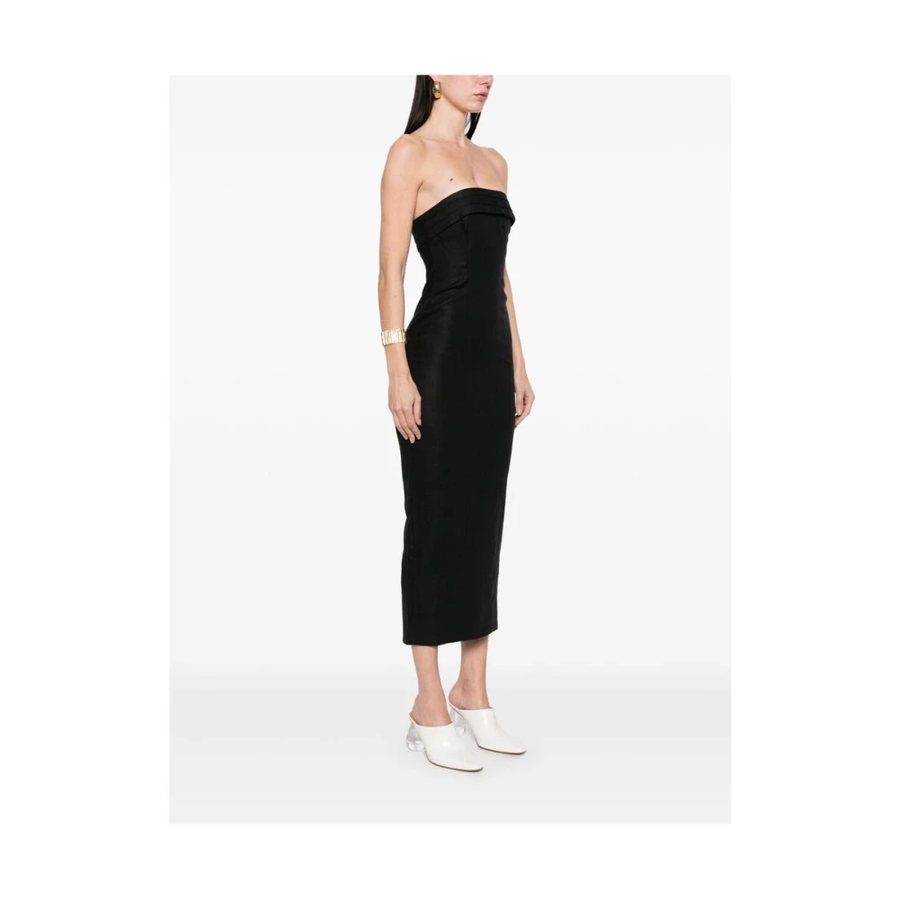 Faithfull the Brand Zwarte Jurk Black Dames