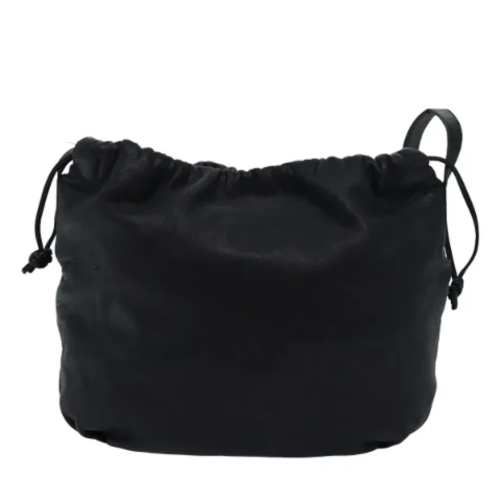 Loewe Pre-owned Leather shoulder-bags Black Dames