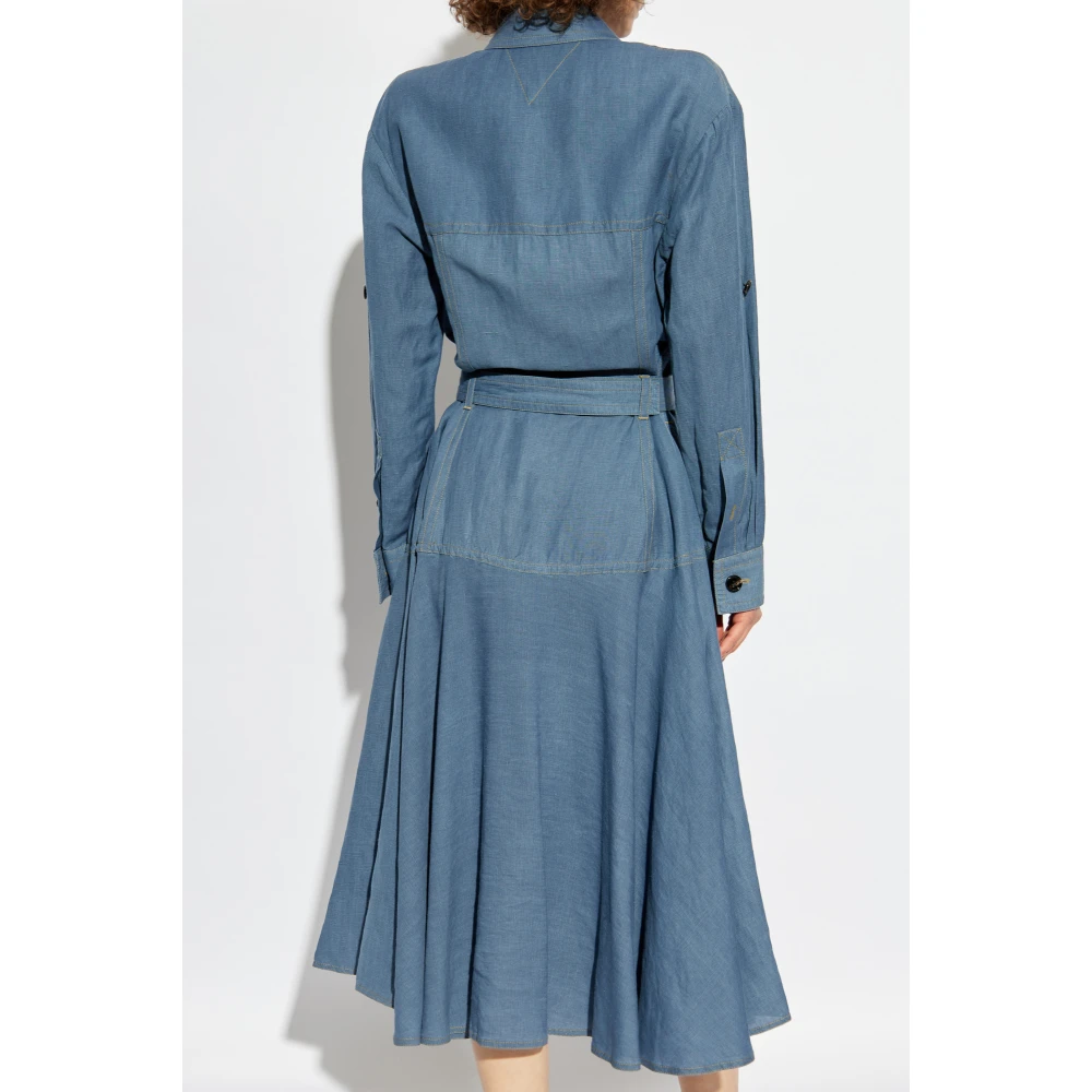 Bottega Veneta Overhemdjurk Blue Dames