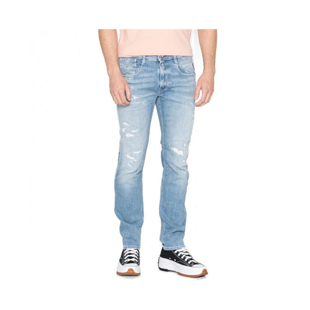 Replay Denim Jeans Blue Heren