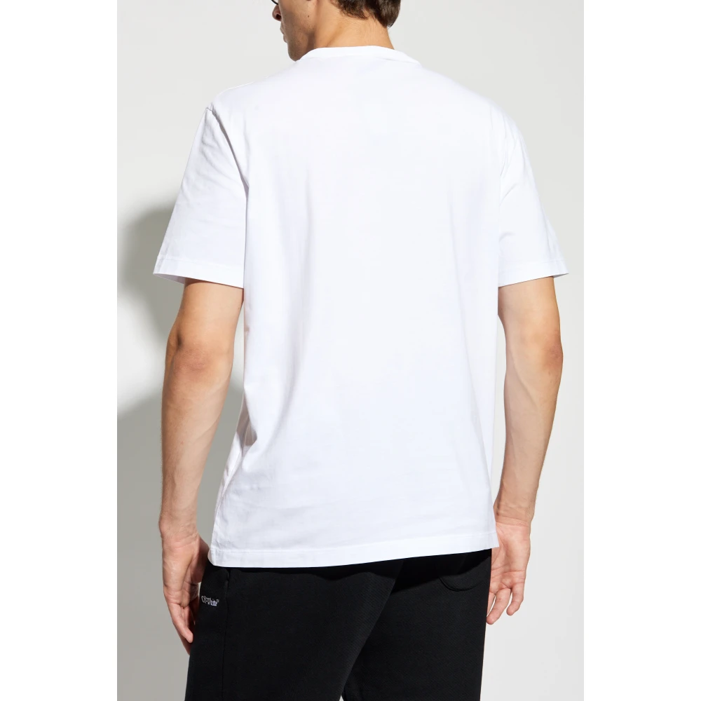 Dsquared2 Logo T-shirt White Heren