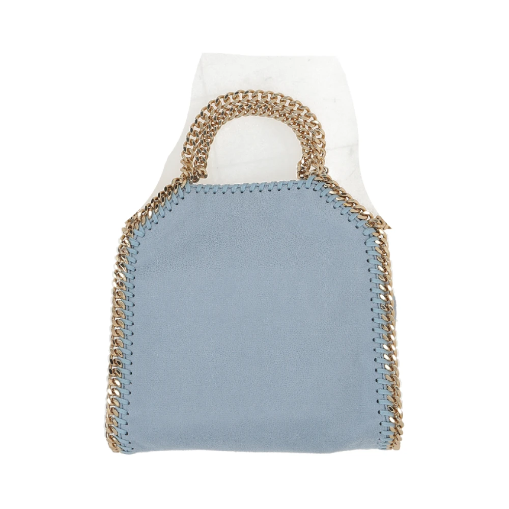 Stella Mccartney Blauwe Shaggy Deer Kettingtas Blue Dames