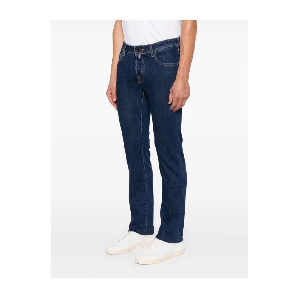 Jacob Cohën Slim Fit Indigo Blauwe Jeans Blue Heren